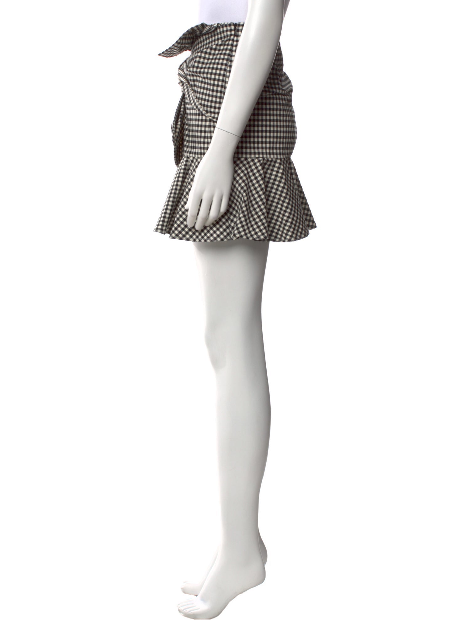 Veronica Beard Plaid Print Mini Skirt